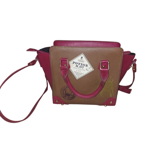 Bioworld Harry Potter 9 3/4 Deluxe Mini Brief Handbag Purse Satchel Preloved - Picture 2 of 11
